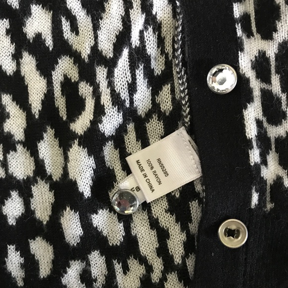 Animal Print Express Cardigan cheetah leopard - Picture 2 of 7